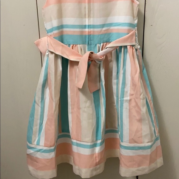 Bonnie Jean Pastel Striped Dress - Picture 6 of 7